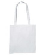 TOTE COTTON BAG WITH HANDLE​ WHITE - Image 3