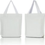 TOTE COTTON BAG WITH HANDLE​ WHITE - Image 2